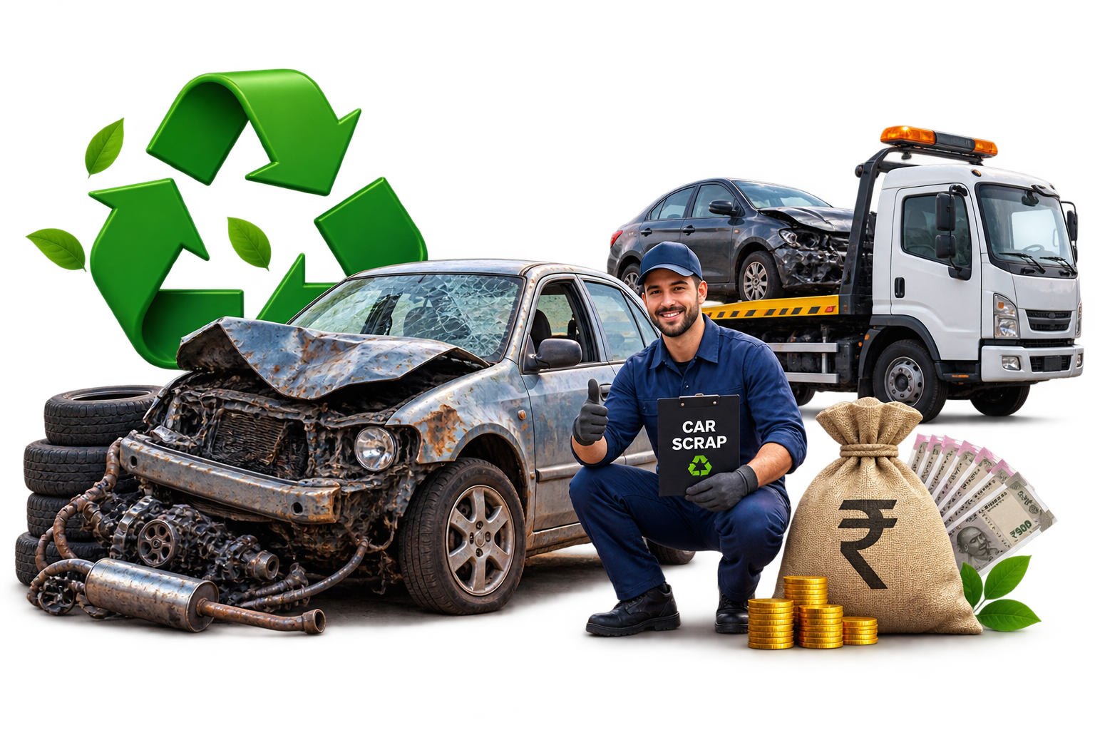 Responsible vehicle recycling at Atal Scrapper